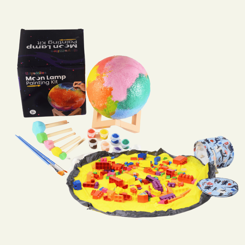 Moon Lamp + Storage Box Bundle