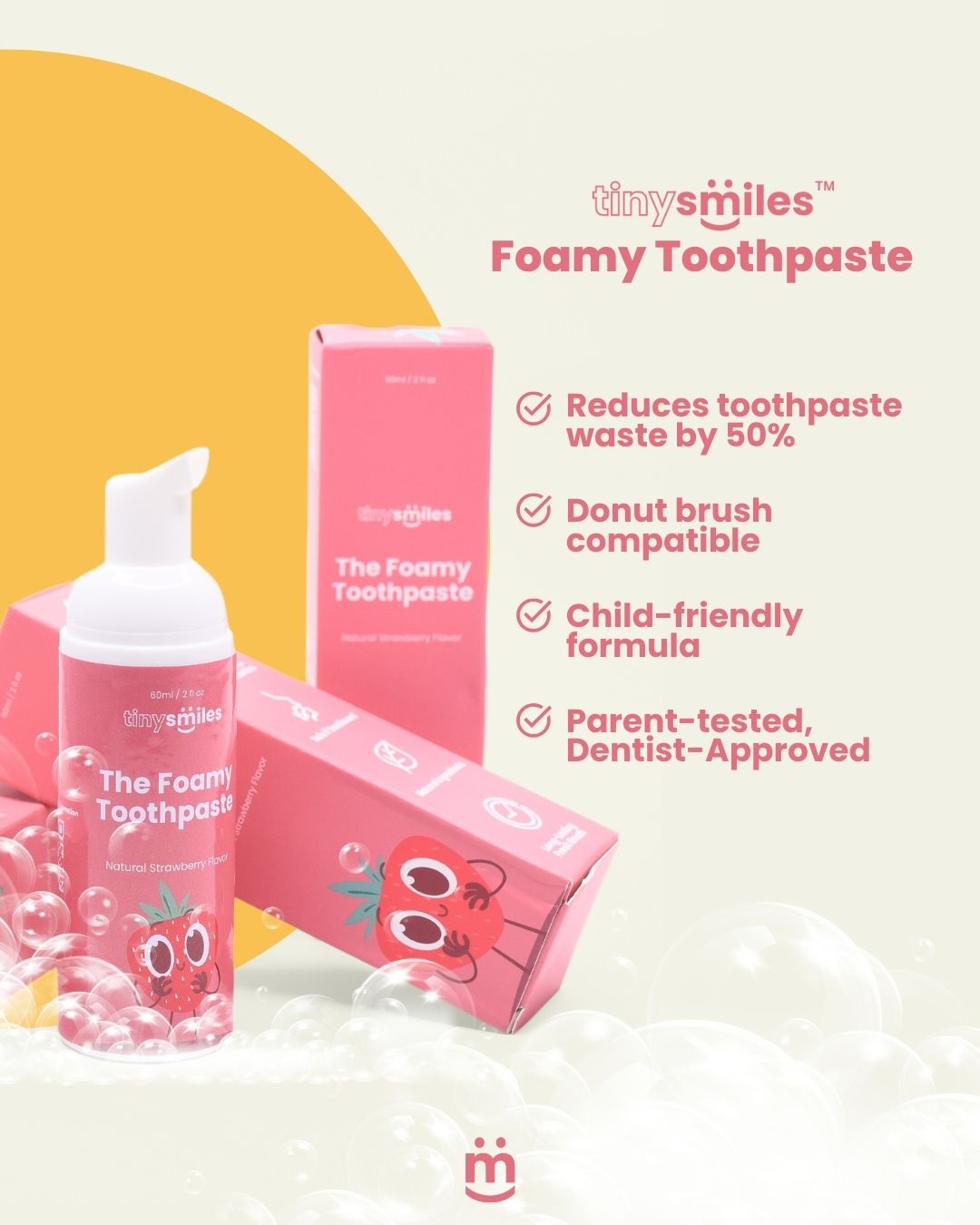 Tiny Smiles™ Foamy Toothpaste